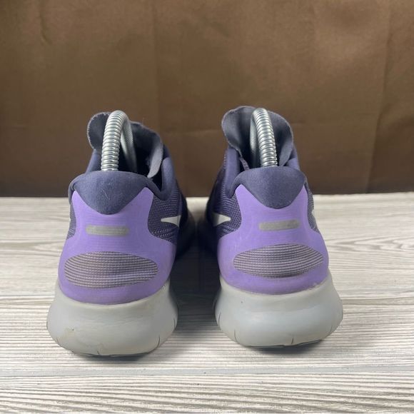 Nike Free RN Purple Running Training Shoe Athletic Sneaker Womens 8.5 - Picture 7 of 9